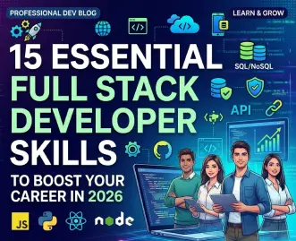 15 Essential Full Stack Developer Skills to Boost Your Career in 2026